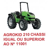 AGROKID 210 CHASSI IGUAL OU SUPERIOR Nº 11001