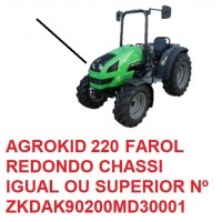 AGROKID 220 TIER 3 CHASSI IGUAL OU SUPERIOR Nº ZKDAK90200MD30001